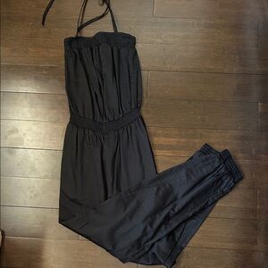 H&M Black Strapless Jumpsuit